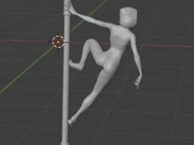 Spider Gwen 3D Model Low-poly 3D model