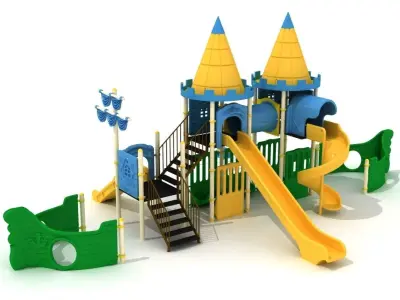 Metal Playground 001 Ship Concept 3D model