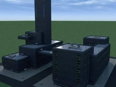 SpiderWare City Block 3D model buy