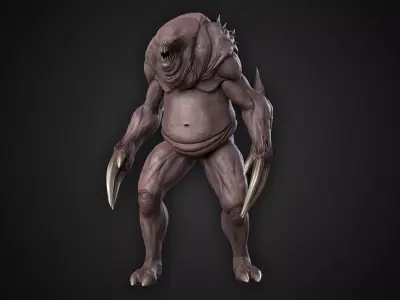 Fat Ripper Low-poly 3D model