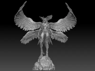Evil God Aethara 3d print model 3D print model