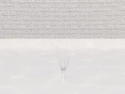 Lumion fountain - animated Low-poly 3D model