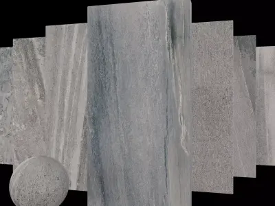 Stone Set Santorini Grey 60x120 Set 1 Texture
