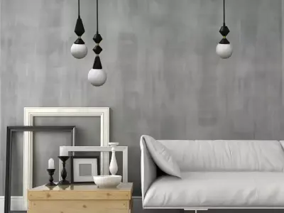 Dome ceiling lamp 3D model