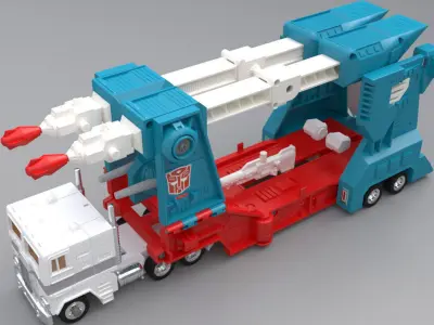 UltraMagnus g1 vintage toy 3D model
