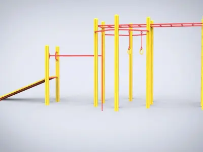 Playground for kids 3D model