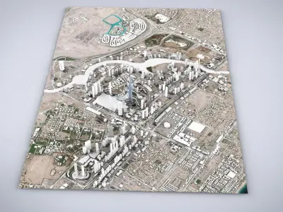 Business Bay Dubai United Arab Emirates 3D model