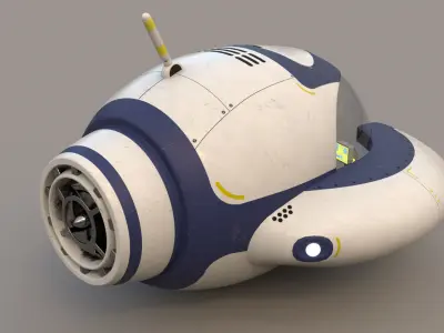 Sumergible - Seamoth 3D model