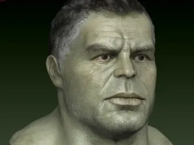 hulk professor 3D model