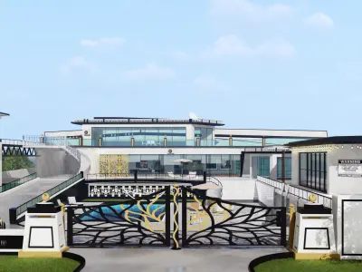 Game and Architectural Villa 3 3D model