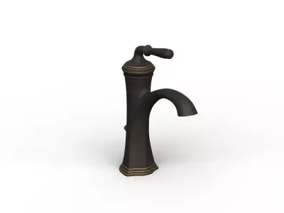 Oil-Rubbed Bronze Faucet 3D model