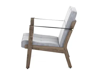NERI and  HU 781 Capo Lounge Chair 3D model