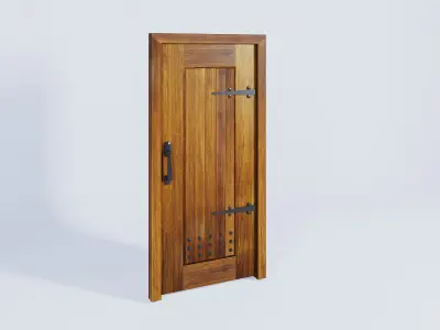 Spanish Door Classic  Low-poly 3D model