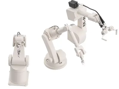 Mechanical ARM Low-poly 3D model Low-poly
