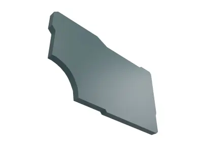 UHD High tech Graphical Interface v9 005 Low-poly 3D model