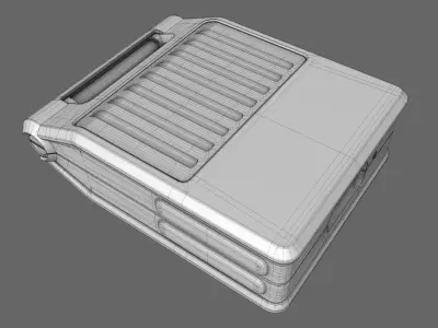Sci-Fi Doctor First Aid Suitcase 3D model