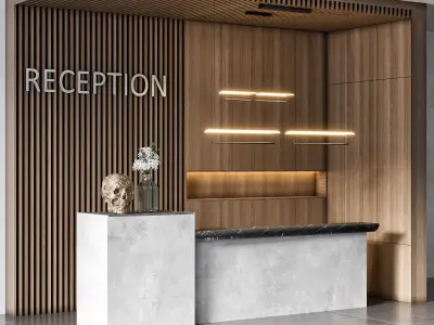 RECEPTION DESK NO1 A 3D model