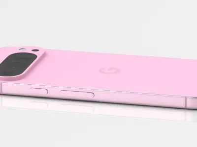 Google Pixel 9 Pro Rose Quartz 3D model