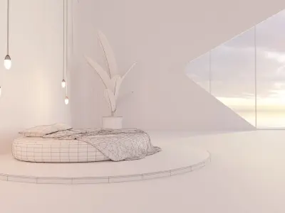 Meta Homes - 02 - Baked Low-poly 3D model