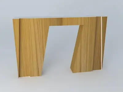 SLANTED DOORWAY Free 3D model