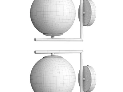 Sconce Bolla-unica A1921AP-1CC and A1921AP-1AB 3D model