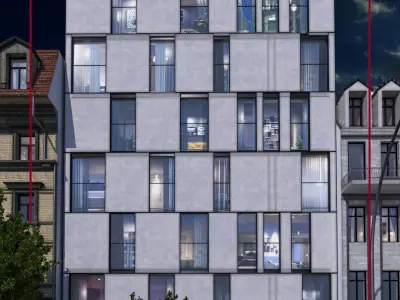 Berlin Street Building NO110 3D model