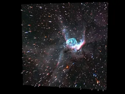 Thors Helmet Nebula 3D model