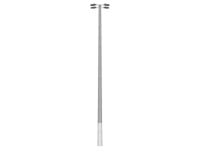 Concrete Lamp Post - Light Pole - Light Post - Street Light 22 3D model