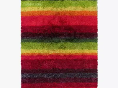 Carpet Arte Espina Shaggy Low-poly 3D model