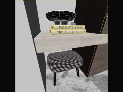Entryway cabinet 3D model
