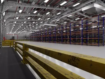 Warehouse Interior only 3D model