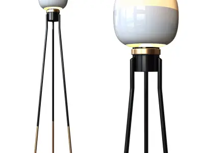 Midj Gost Floor Lamp 3D model