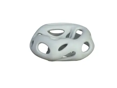 SciFi Cube Object No 65948 Low Poly Shape Low-poly 3D model