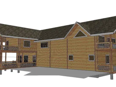 Creative Design-Holiday Cabin-080 3D model