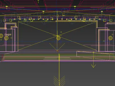 Event Stage 3D model