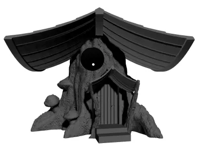 Birdhouse - Gnome House - 3d Print model 3D print model