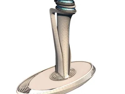 Istanbul 3rd Airport Tower - Istanbul Yeni Havalimani Kulesi 3D model