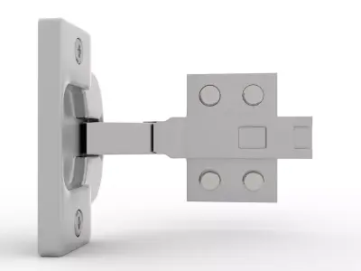 hinge Low-poly 3D model purchase