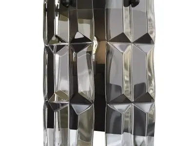 Prism Wall Sconce Low-poly 3D model