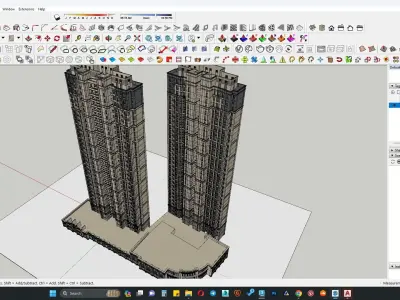 Art deco sketchup 3D model