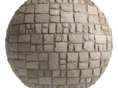 Ston Wall Material 9- Stone Wall Decorative Pbr 4k Texture