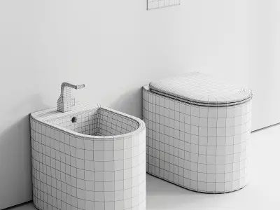 Ceramica Flaminia Astra WC 3D model