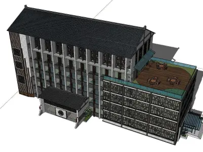 vacation spot-Resort-Fashion Leisure Hotel-0170 3D model