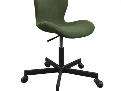 Desk chair BATILDA green 3D model