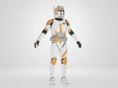 Armor suit Low-poly 3D model 3D model
