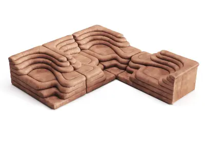 DS 1025 Terrazza Sofa Set 5 3D model