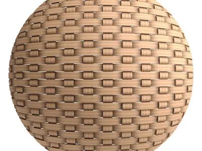 Wicker materials 15- PBR 4k by Sbsar Texture