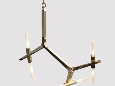 Agnes chandelier 6 lights von Roll Hill 3D model
