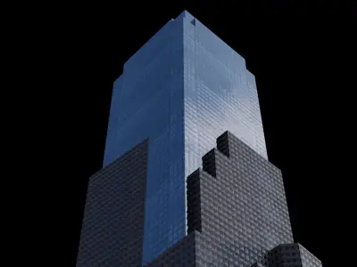 200 Vesey Street - NYC Low-poly 3D model