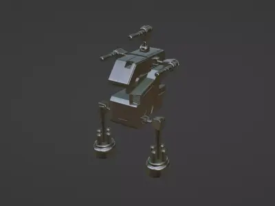 Sci-Fi Robot  3D model
